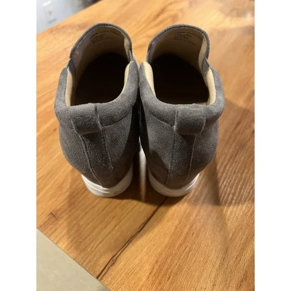 Las Vegas Raiders Wedge Slip-On Shoes - Size 8 - Women's Cuce Gray NFL Team Gear - Picture 7 of 8